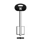 SILCA 5MT10BP CHIAVE DOPPIA MAPPA OTTONE
