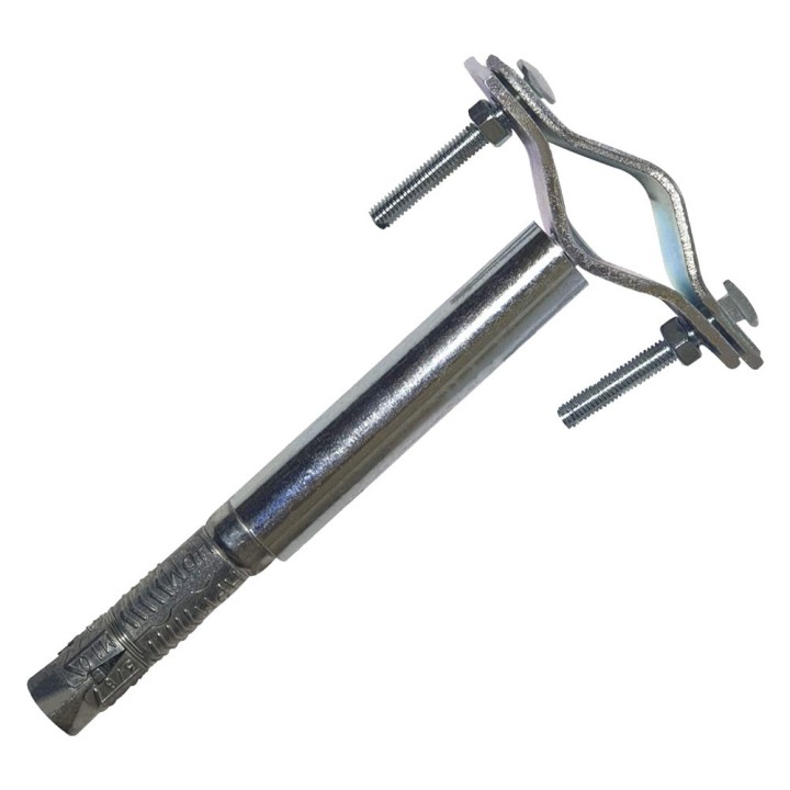 ZANCA AD ESPANSIONE PER PALO ANTENNA cm 15,5 - ancoraggio 25  50 mm