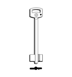 SILCA 5SAB4 CHIAVE DOPPIA MAPPA OTTONE