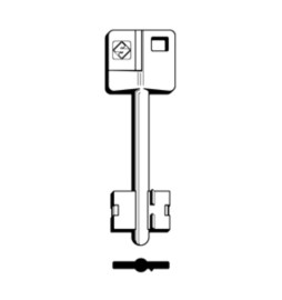 SILCA 5YA20 CHIAVE DOPPIA MAPPA OTTONE