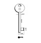 SILCA 6P2S CHIAVE PATENT PARI BRONZATA