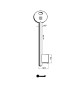 SILCA 6P7D CHIAVE PATENT PARI NICHELATA
