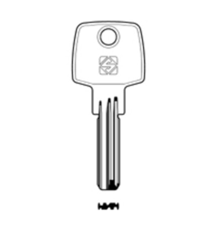 SILCA AB40 CHIAVE PUNZONATA OTTONE