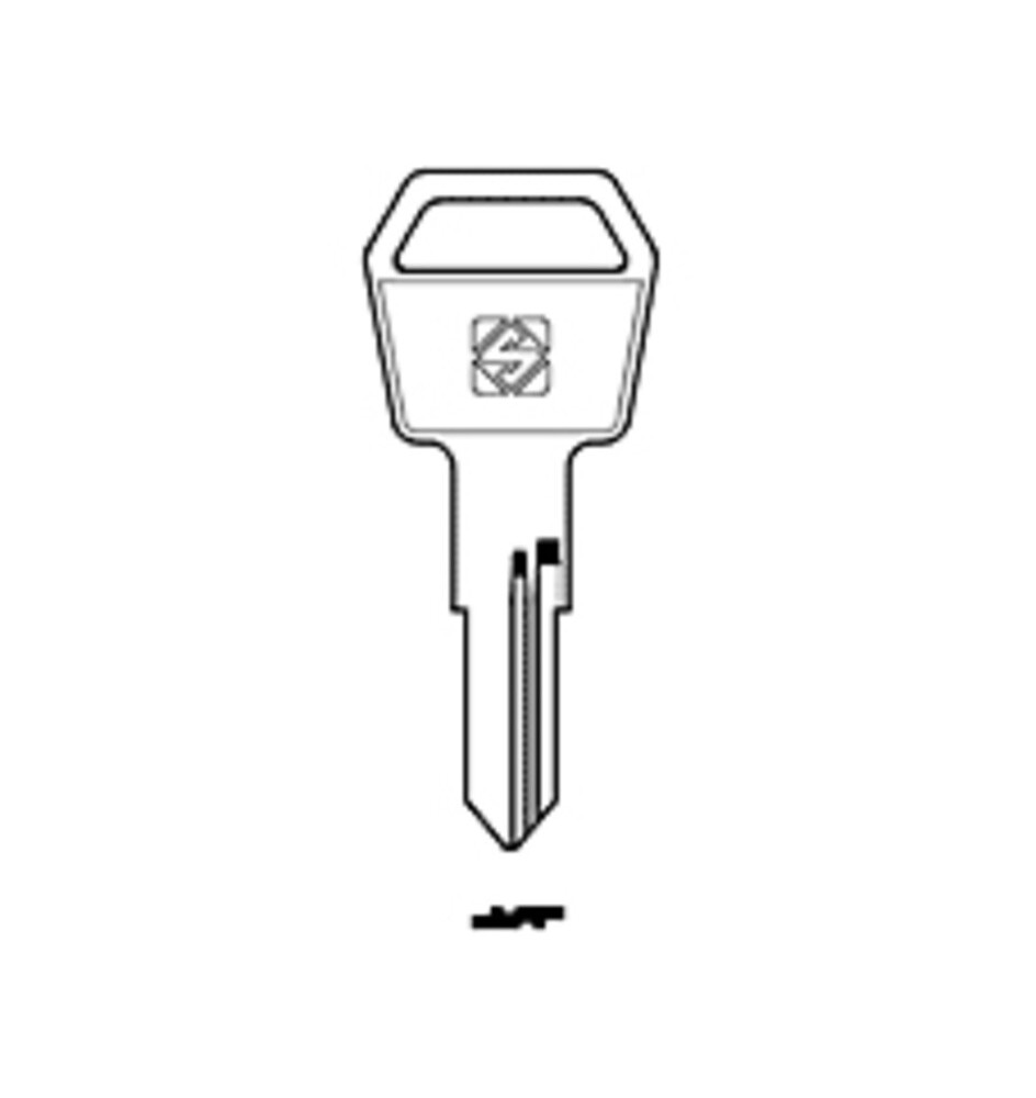 SILCA ALU1 CHIAVE PROFILO OTTONE