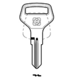 SILCA CAX1R CHIAVE PROFILO OTTONE