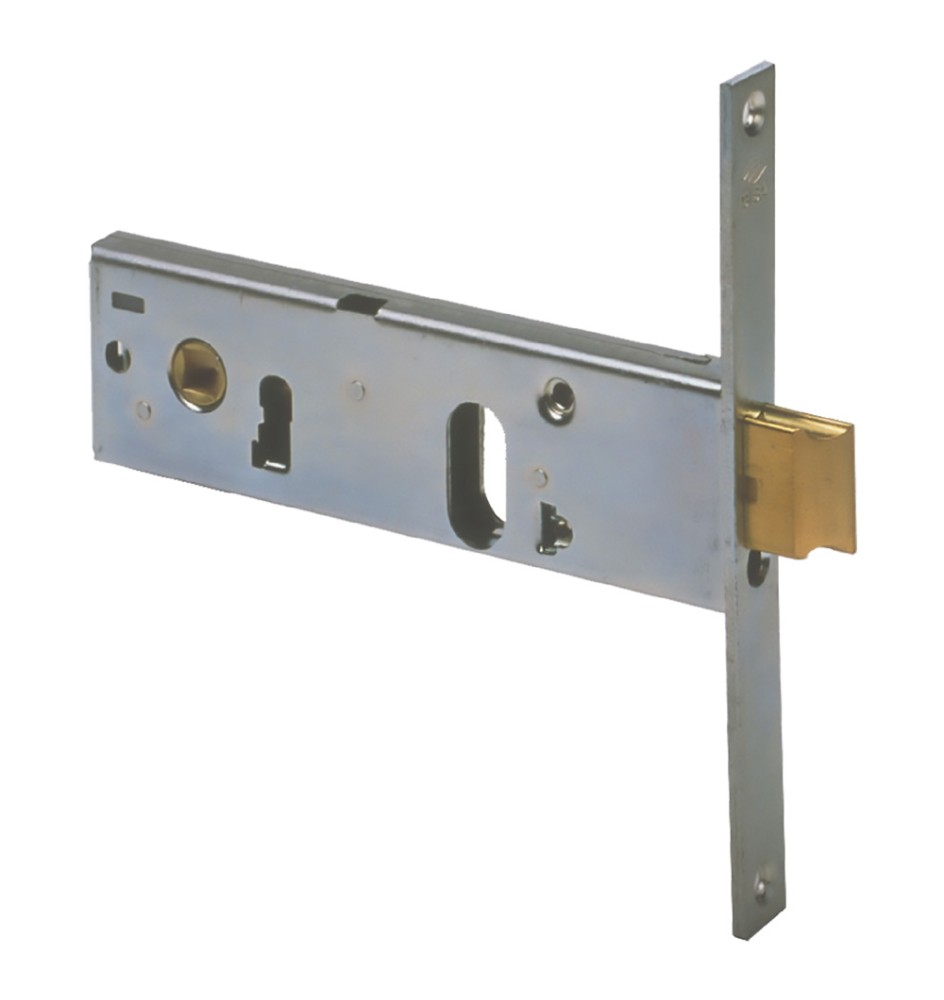 SERRATURA DA INFILARE STRETTA PER FASCIA PER ALLUMINIO ART. 44150/44151 44150 E60 fr.mm 16/int.mm 67