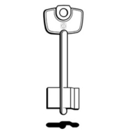 SILCA CNC CHIAVE DOPPIA MAPPA OTTONE