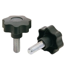 VOLANTINO CON PERNO FILETTATO M8 x 40 Ø mm 40