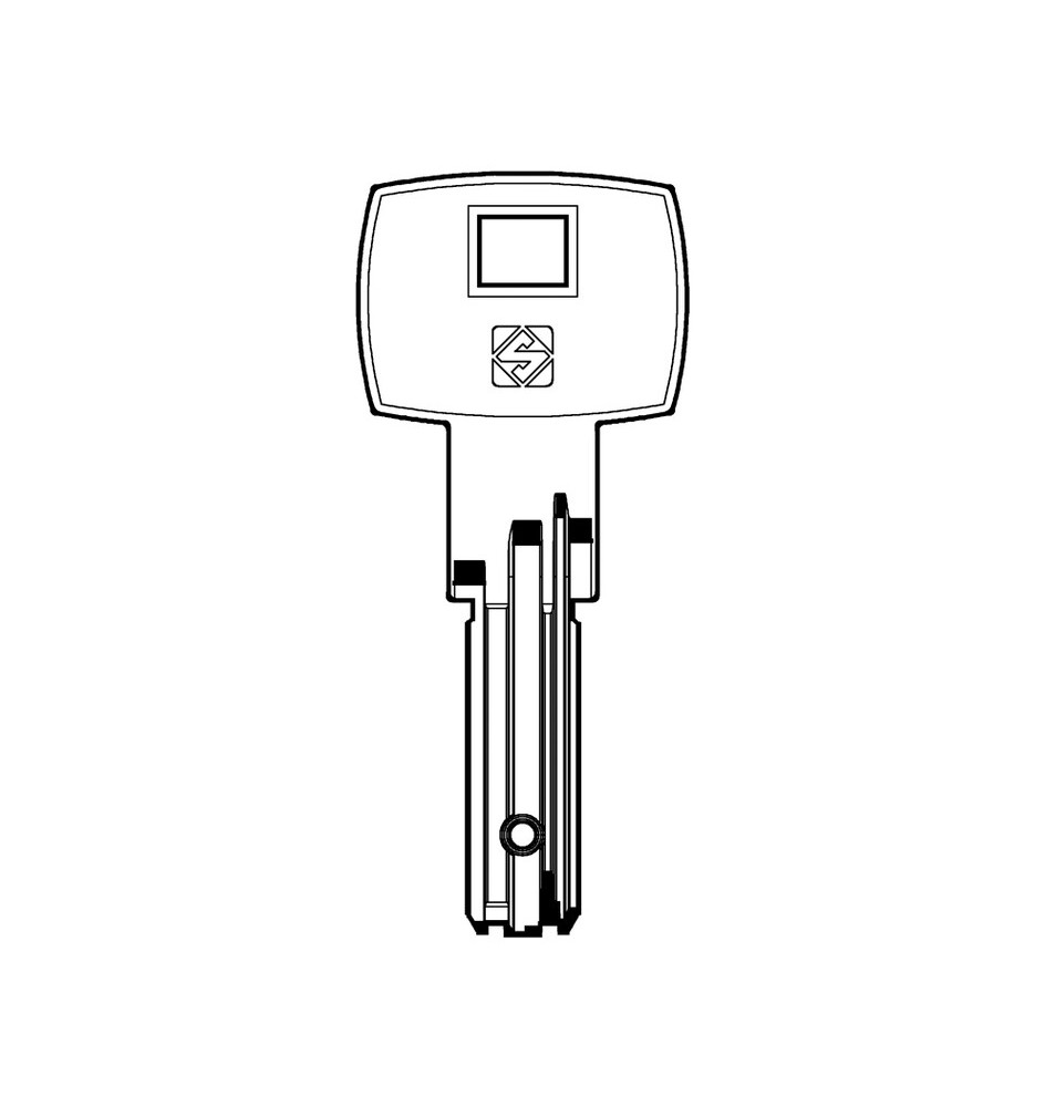 SILCA DM144 CHIAVE PUNZONATA OTTONE