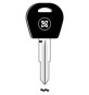 SILCA DWO4RTE CHIAVE TRANSPONDER VUOTA OTTONE