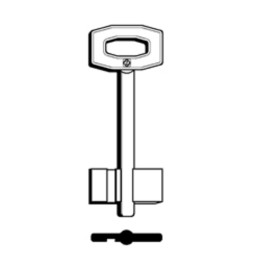 SILCA F CHIAVE DOPPIA MAPPA OTTONE