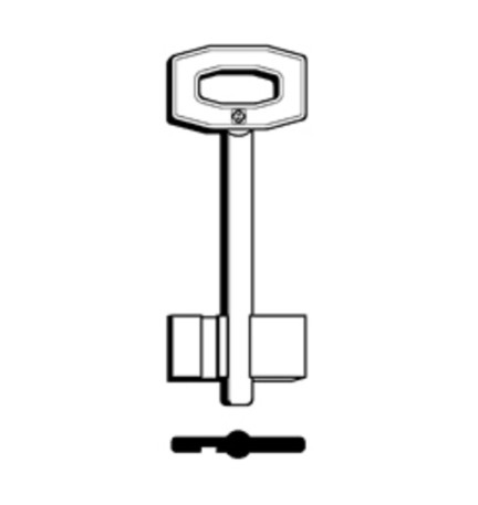 SILCA F CHIAVE DOPPIA MAPPA OTTONE