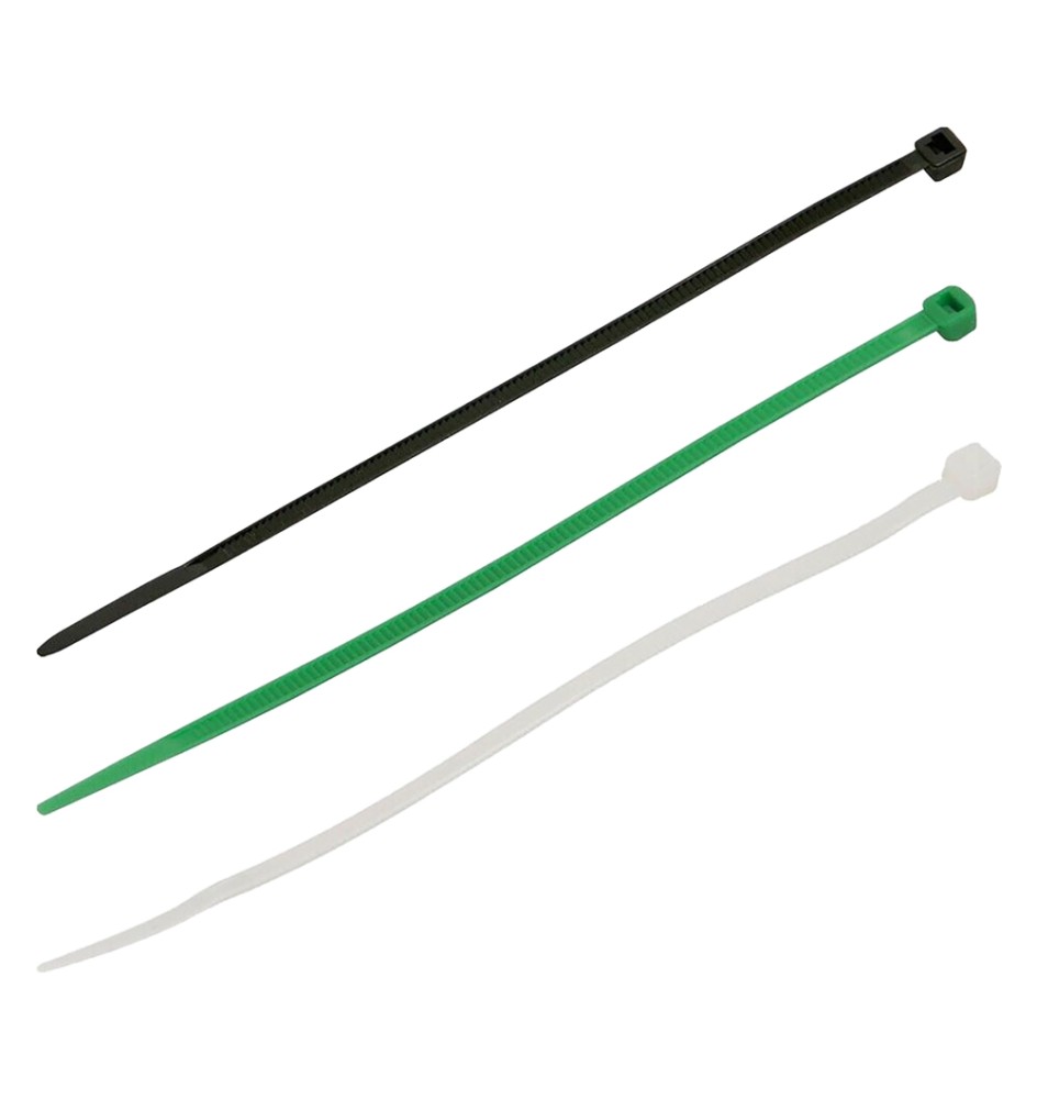 FASCETTA A STRAPPO PER CABLAGGIO mm 3,6 x 140 - verde