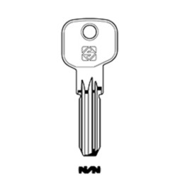 SILCA FF19 CHIAVE PUNZONATA OTTONE