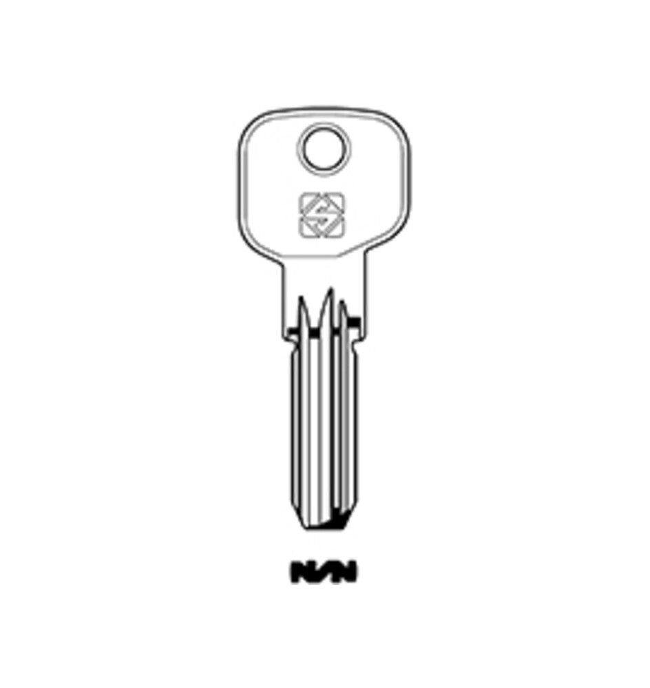 SILCA FF19 CHIAVE PUNZONATA OTTONE