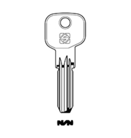 SILCA FF19 CHIAVE PUNZONATA OTTONE