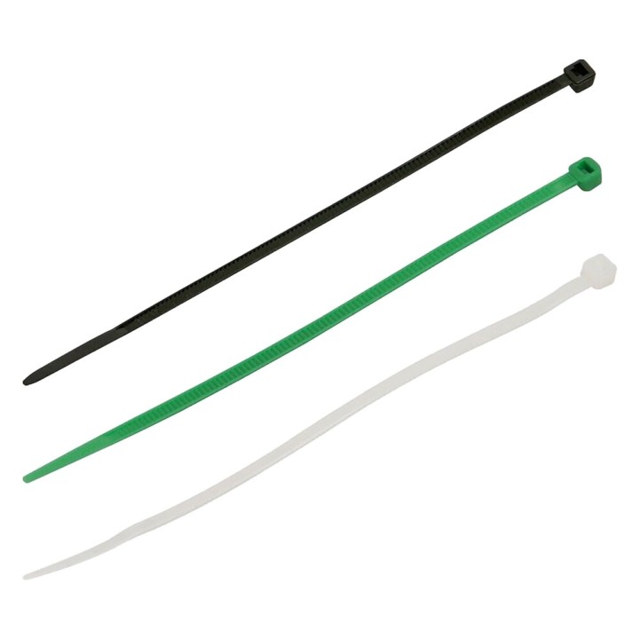 FASCETTA A STRAPPO PER CABLAGGIO mm 4,5 x 360 - nero