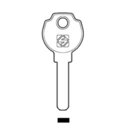 SILCA GS17 CHIAVE PUNZONATA OTTONE