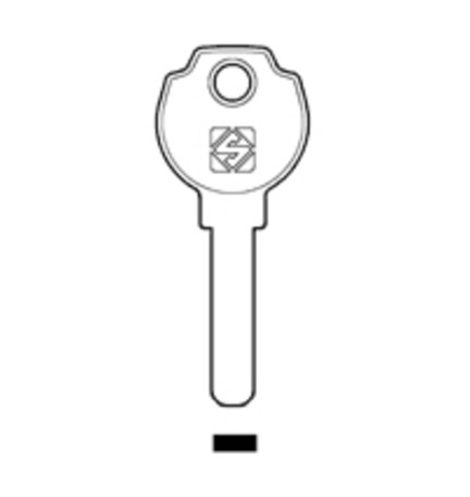 SILCA GS17 CHIAVE PUNZONATA OTTONE