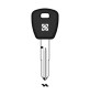 SILCA HON58RTE CHIAVE TRANSPONDER VUOTA OTTONE