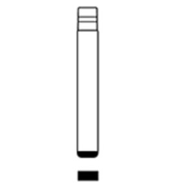 SILCA HU100CH CHIAVE INSERTO P/RADIOC IRFH (OPEL)