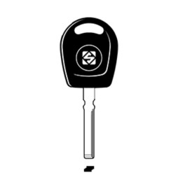 SILCA HU116TE CHIAVE TRANSPONDER VUOTA ACCIAIO