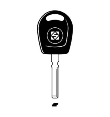 SILCA HU116TE CHIAVE TRANSPONDER VUOTA ACCIAIO