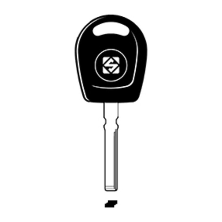SILCA HU116TE CHIAVE TRANSPONDER VUOTA ACCIAIO