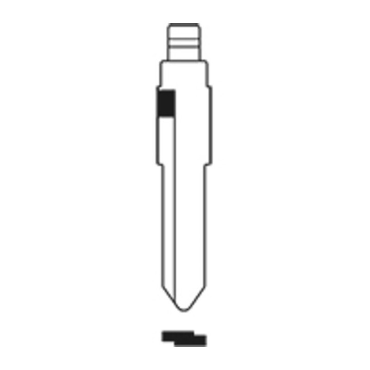 SILCA HU133RCH CHIAVE INSERTO P/RADIOC IRFH (OPEL-SUZUKI)