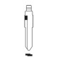 SILCA HU133RCH CHIAVE INSERTO P/RADIOC IRFH (OPEL-SUZUKI)