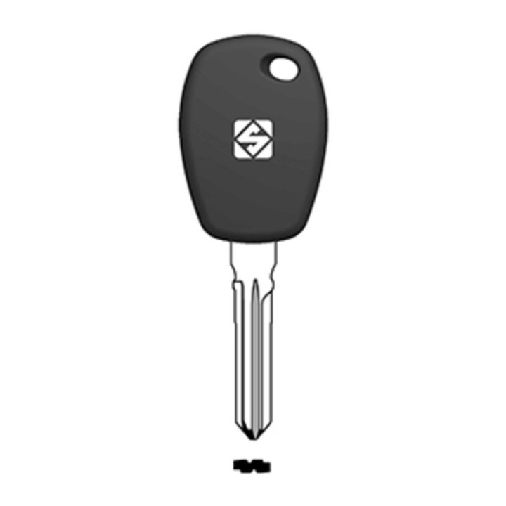 SILCA HU179TE CHIAVE TRANSPONDER VUOTA ACCIAIO