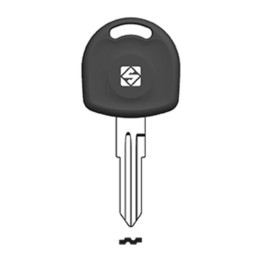 SILCA HU46TE CHIAVE TRANSPONDER VUOTA OTTONE