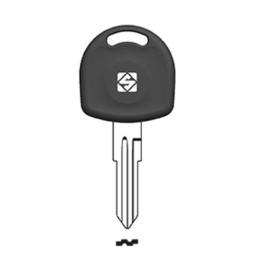 SILCA HU46TE CHIAVE TRANSPONDER VUOTA OTTONE