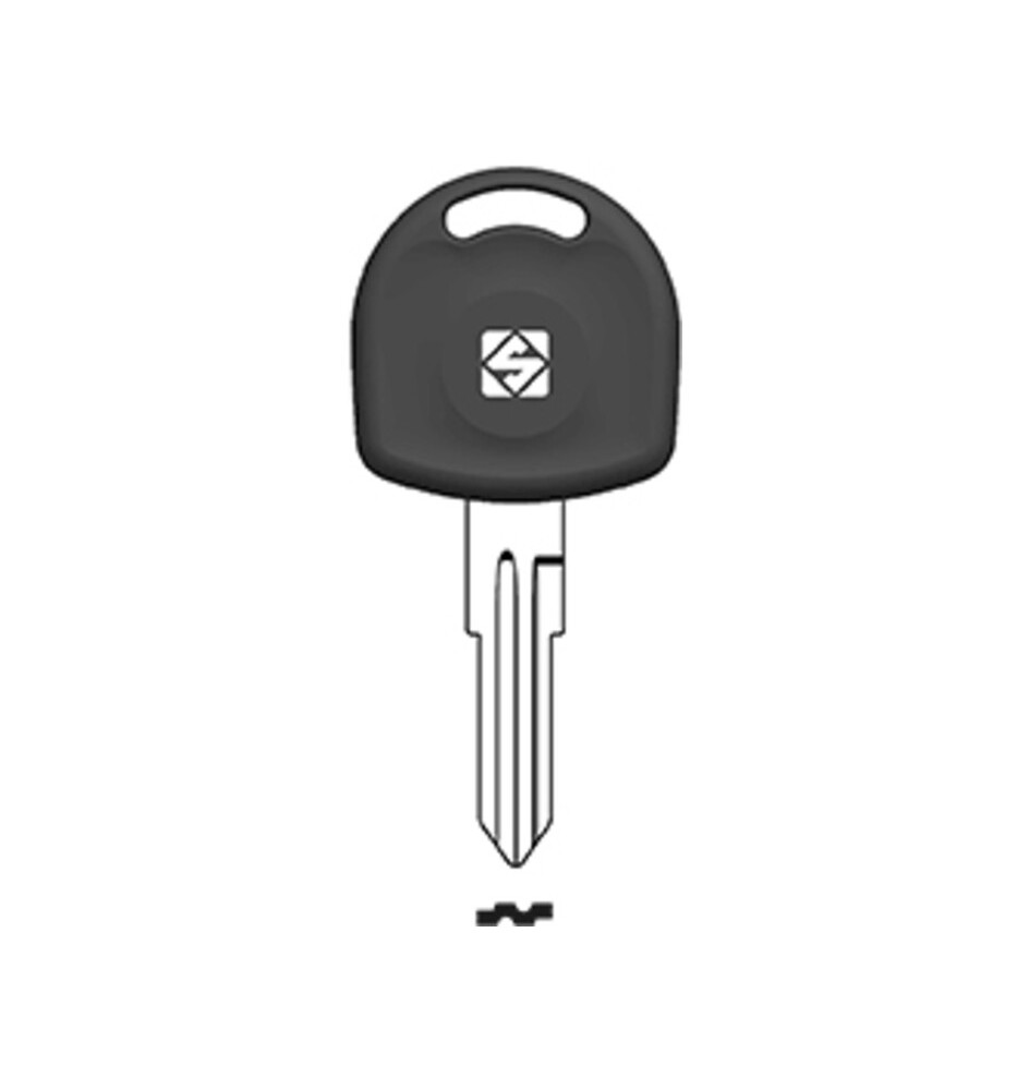 SILCA HU46TE CHIAVE TRANSPONDER VUOTA OTTONE