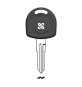 SILCA HU46TE CHIAVE TRANSPONDER VUOTA OTTONE