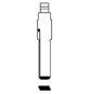 SILCA HU66CH CHIAVE INSERTO P/RADIOC IRFH (AUDI-VW)