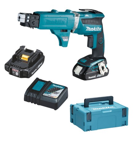 AVVITATORE A BATTERIA PER CARTONGESSO 'DFS452AJX2' 18V - 2 Ah Litio