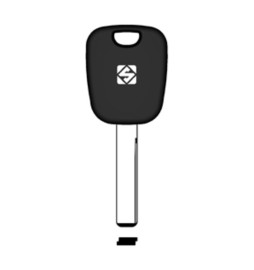 SILCA HU92RTE CHIAVE TRANSPONDER VUOTA NICHEL