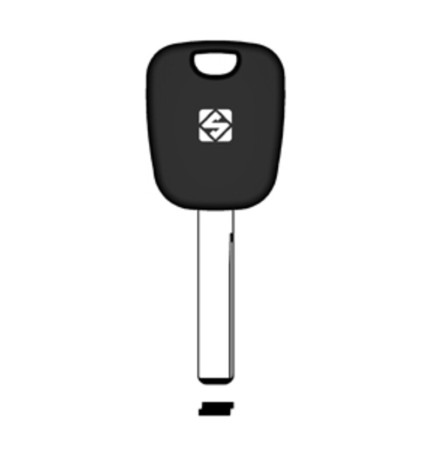 SILCA HU92RTE CHIAVE TRANSPONDER VUOTA NICHEL