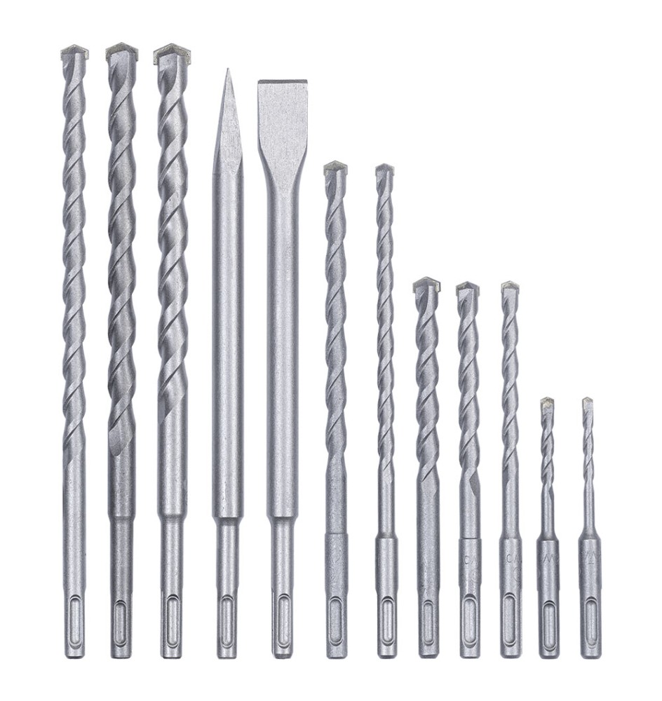 SET PUNTE E SCALPELLI 12 pezzi