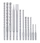 SET PUNTE E SCALPELLI 12 pezzi