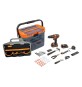 TRAPANO AVVITATORE A BATTERIA CON PERCUSSIONE 'BCKSB04-QW' 18V - x2 1,5 Ah Litio