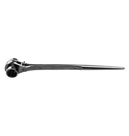 CHIAVE POLIGONALE A CRICCHETTO mm 19 x 22 - cm 31