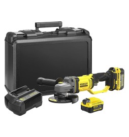 SMERIGLIATRICE ANGOLARE A BATTERIA 'SFMCG400M2K-QW' 18V - 4,0 ah Litio Ø disco 125 mm