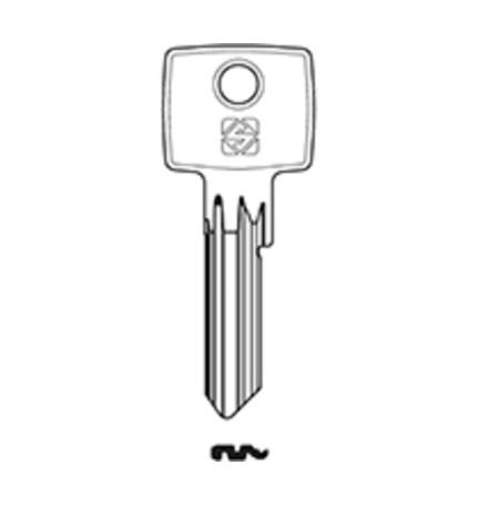 SILCA IE39 CHIAVE PROFILO ACCIAIO
