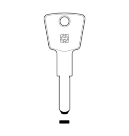 SILCA KE13 CHIAVE PUNZONATA NICHEL