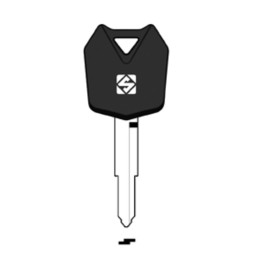 SILCA KW16TE CHIAVE TRANSPONDER VUOTA OTTONE