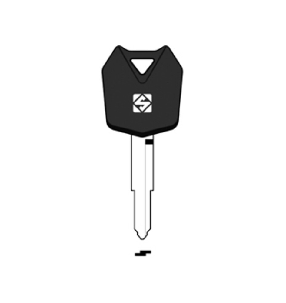 SILCA KW16TE CHIAVE TRANSPONDER VUOTA OTTONE