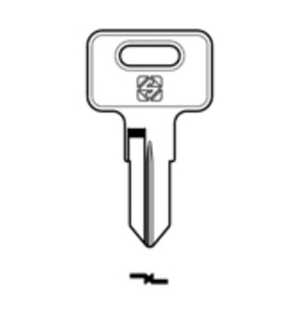 SILCA MBL1R CHIAVE PROFILO ACCIAIO