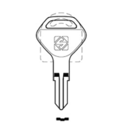 SILCA MER41 CHIAVE PROFILO OTTONE